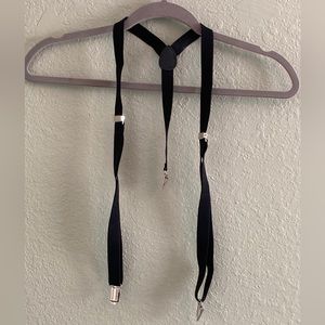 Womens Black Suspenders